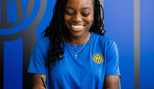 Transfer: 48-cap Super Falcons forward signs for Inter Milan women