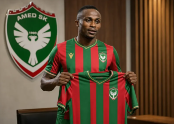 Super Eagles forward Yira Sor breaks silence after completing Amedspor move