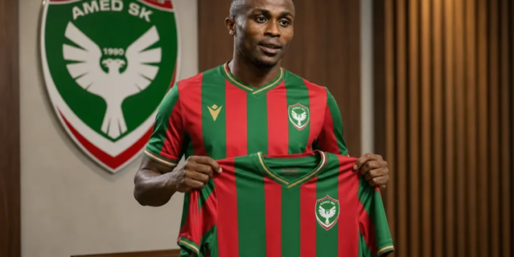 Super Eagles forward Yira Sor breaks silence after completing Amedspor move