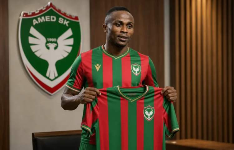 Super Eagles forward Yira Sor breaks silence after completing Amedspor move