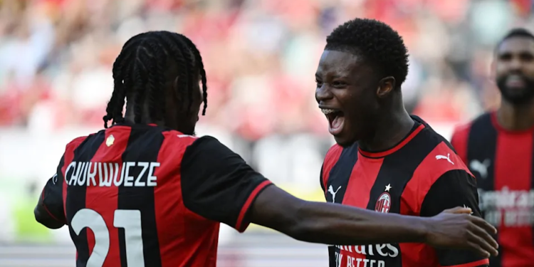 Nigeria’s Samuel Chukwueze shines in new role as Milan dispatch Man United in pre-season finale