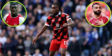 Iwobi moves level with Salah as Super Eagles star closes in on Premier League record