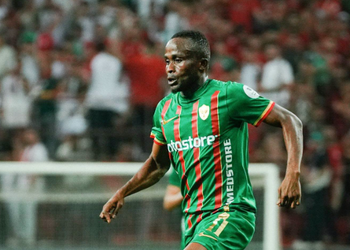 Super Eagles forward Yira Sor returns to training after six-week injury layoff