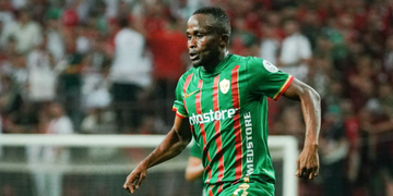 Super Eagles forward Yira Sor returns to training after six-week injury layoff