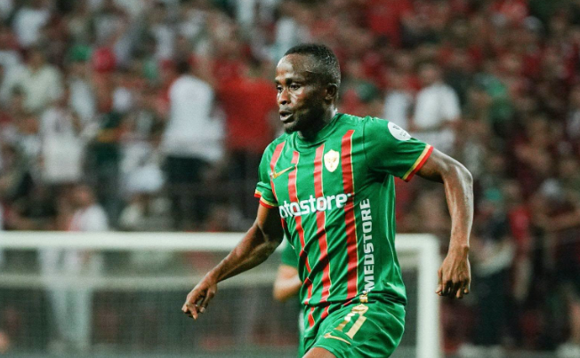 Super Eagles forward Yira Sor returns to training after six-week injury layoff