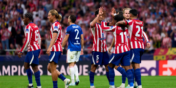 Super Eagles star Ademola Lookman reacts after helping Atleti rescue UCL point